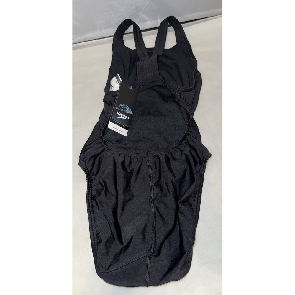 Speedo Women's Pro LT Swimsuit Black  Size 8/34 New With Tags - Picture 4 of 5
